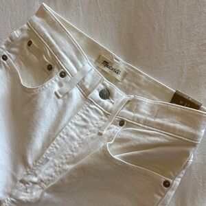 White Vintage Crop Jean